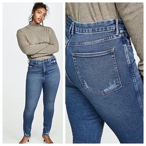 Good American | Good Curve High Rise Super Stretchy Jeans | Blue | 14